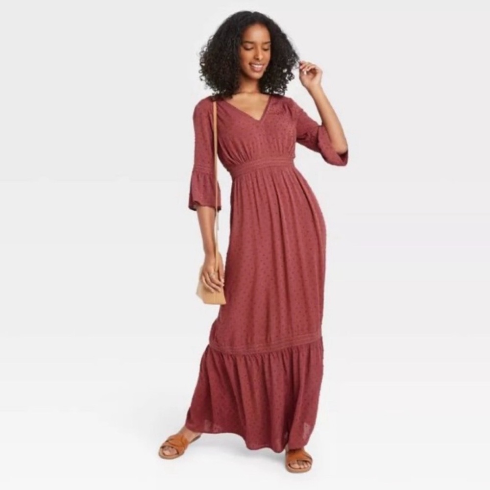 Peasant Style Knox Rose Maxi Dress